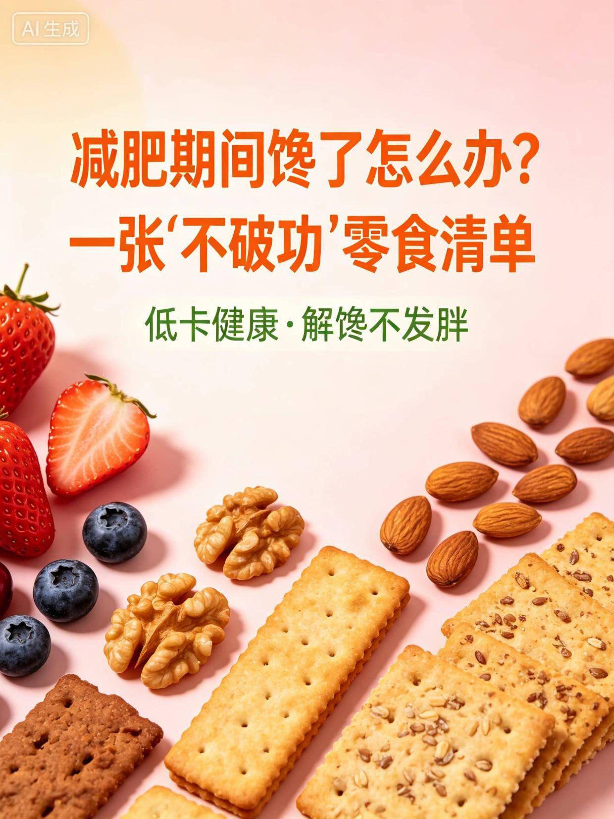 减肥期间馋了怎么办？一张“不破功”零食清单