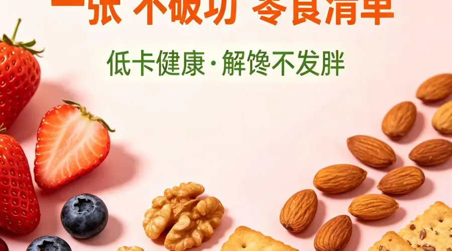 减肥期间馋了怎么办?一张“不破功”零食清单