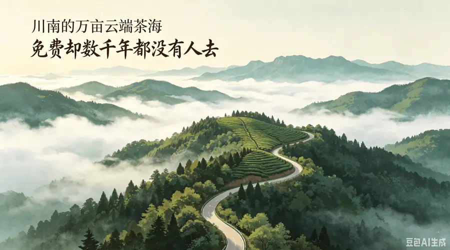 叙州之巅天宫山 4.2万亩有机茶海免费开放