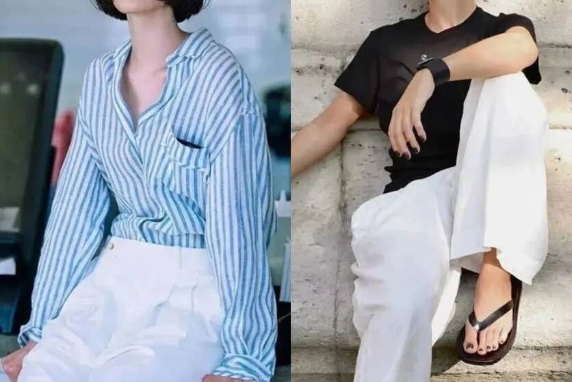 40、50 + 太适合穿 “无性别风” 了，又飒又高级的样子，真好看