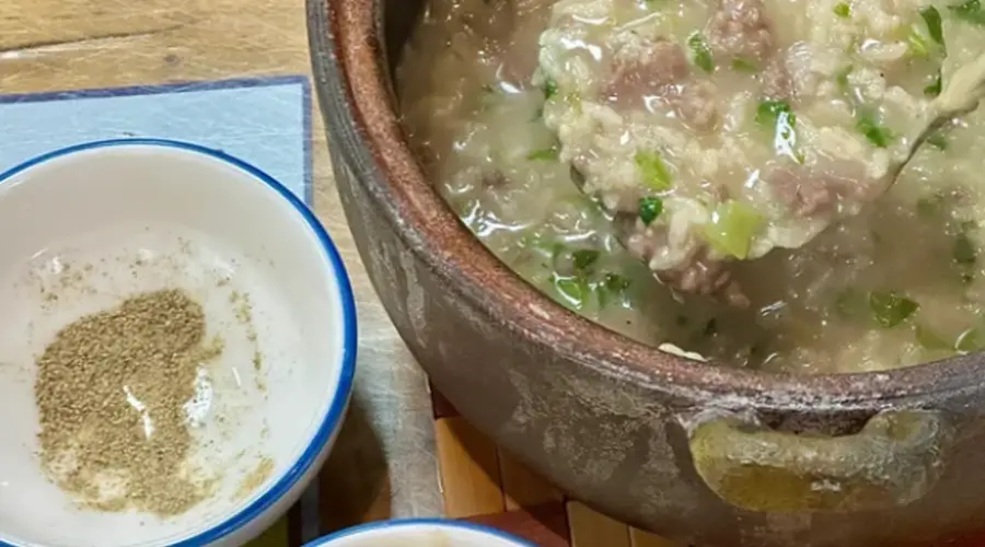 甜咸相融层次分明,解锁香芋牛肉粥的温润口感
