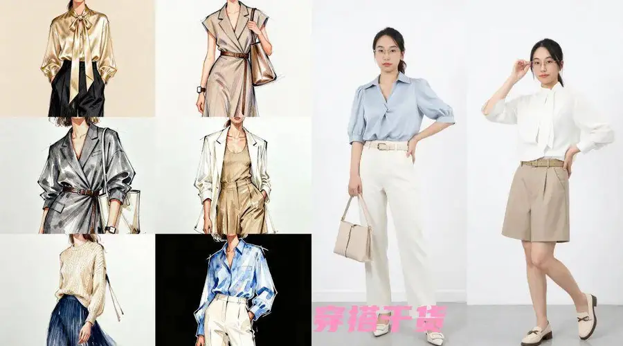 致30+职场姐妹:夏天上班有这5套就够了,清爽体面不纠结