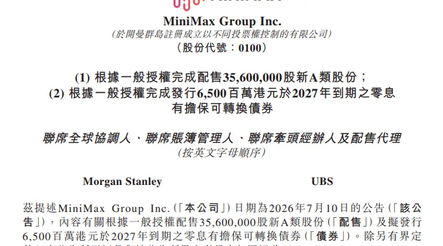 160亿到账,MiniMax的信心考题