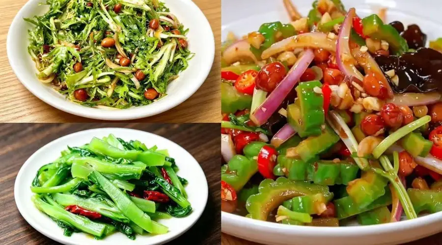 大暑吃苦味食材清爽度暑:苦瓜凉拌木耳花生米