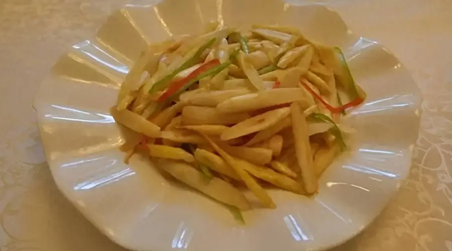纯素炒春笋不加肉 脆嫩鲜甜开胃又下饭