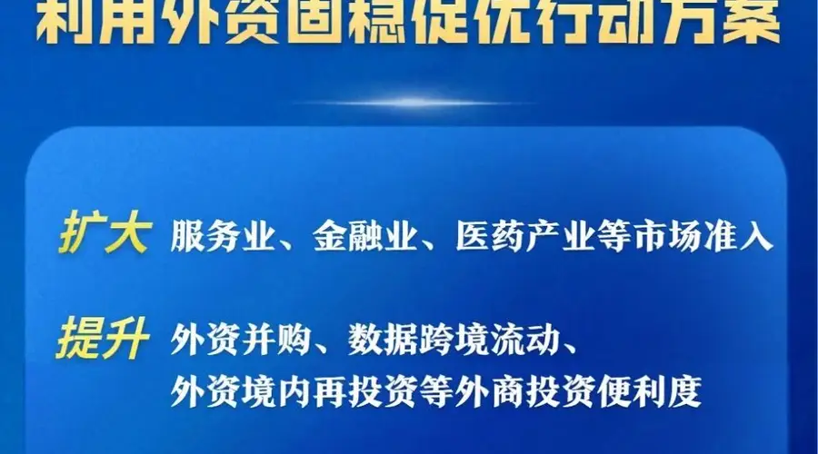 商务部等部门最新发布！15条举措推动利用外资固稳促优