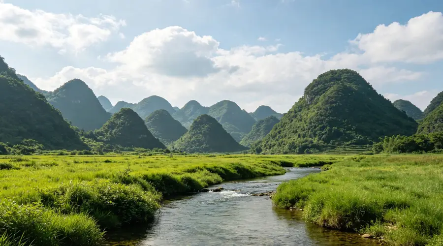 和朋友徒步天目湖环湖山道，湖风山林徒步治愈