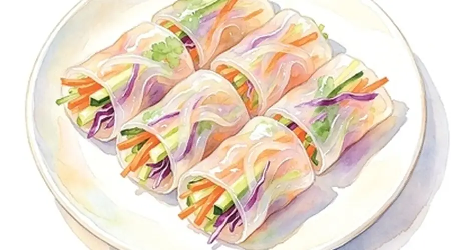 小暑:海蜇蔬菜卷 消暑三伏天(食愈24节气)