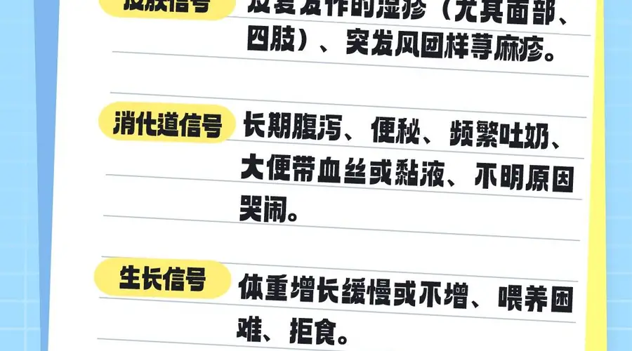 孩子一喝牛奶就长湿疹？家长必知的五件事｜世界过敏性疾病日