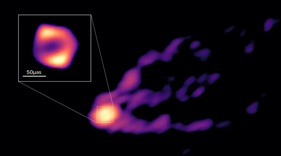 M87黑洞完成首次“空间光谱体检”
