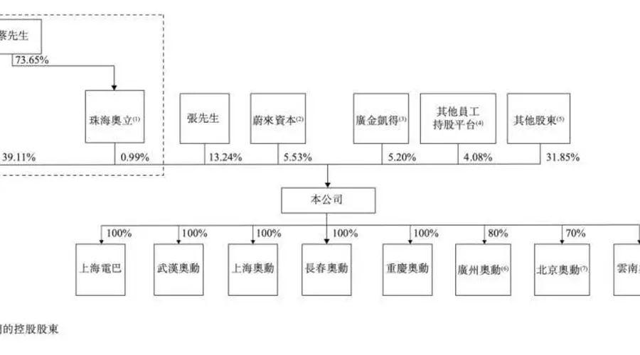 蔚来资本投资奥动新能源冲刺港股IPO 李斌再添潜在旗舰