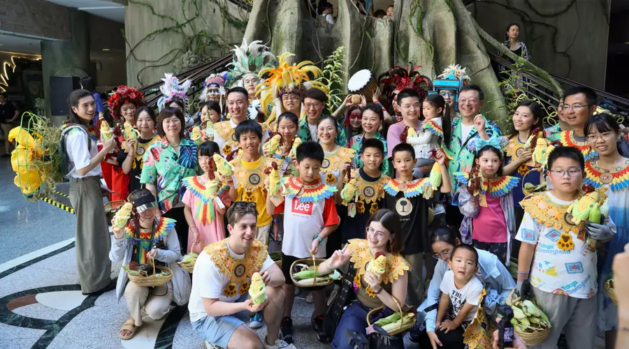 上博门前网红玉米地迎来首场丰收 邀观众亲手采摘掰下金黄硕果