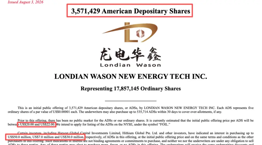 龙电华鑫冲刺美股IPO 估值或达16亿美元