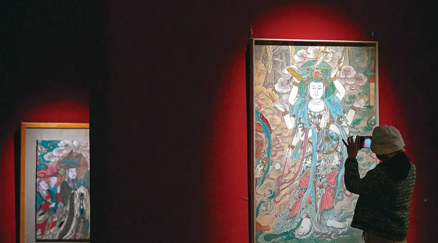 毗卢寺毗卢殿明代水陆壁画 展现三教融合人间百态