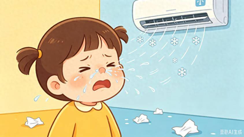 空调一开，娃就喷嚏不断？当心！凉爽背后藏着过敏“元凶”
